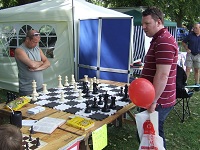 Wolverhampton Chess Club Stall at Wolverhampton Show